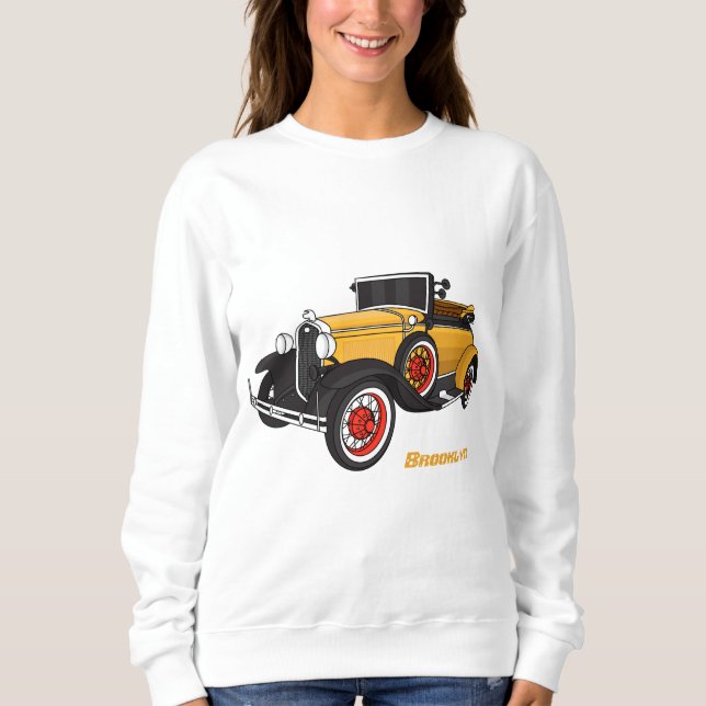 Camiseta Classic yellow car 1931 (Frente)