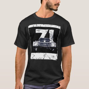 Camiseta Clássica 1971 Plymouth GTX Muscle Car