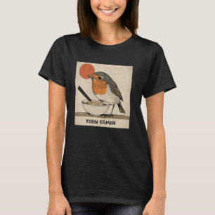 Camiseta Clássica Arte Sunset Japonesa Noodles Wildlife Rob