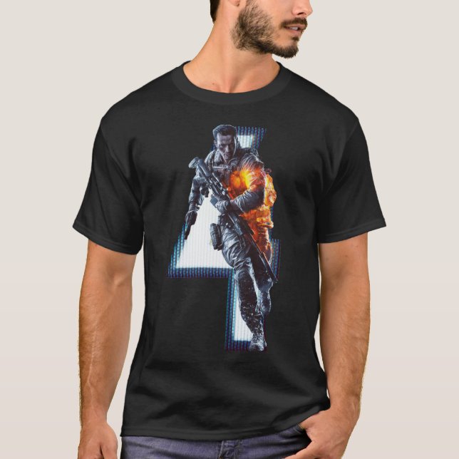 Camiseta Clássica BATTLEFIELD 4 (Frente)