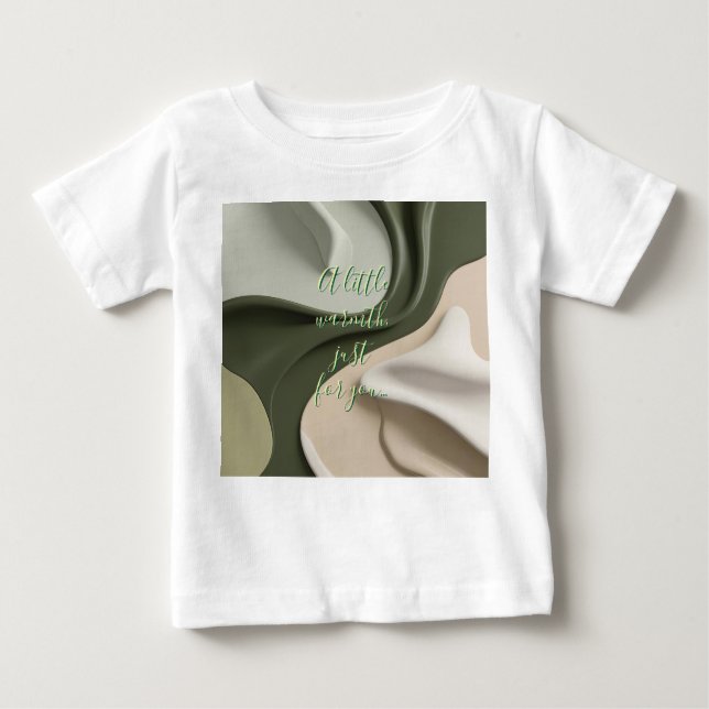 Camiseta clássica bebê em na moda gráfico (Frente)