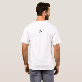 Camiseta Clássica Caligrafia Chinesa-Água-#001-1-