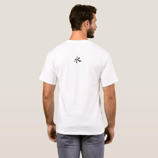 Camiseta Clássica Caligrafia Chinesa-Água-#001-1-