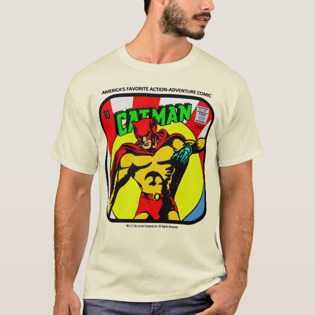 Camiseta Clássica CAT-MAN (Frente)