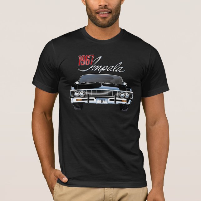 Camiseta Clássica Chevrolet Impala 1967 (Frente)