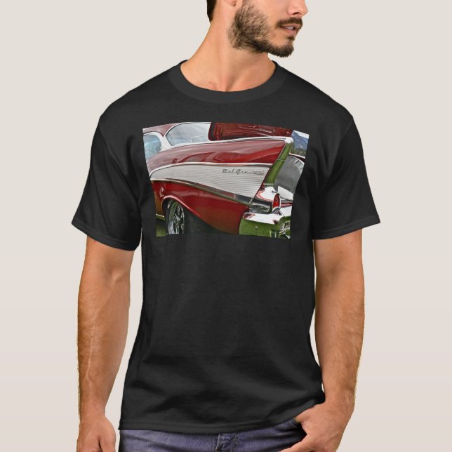 Camiseta Clássica Chevy Bel Air 1957 (Frente)
