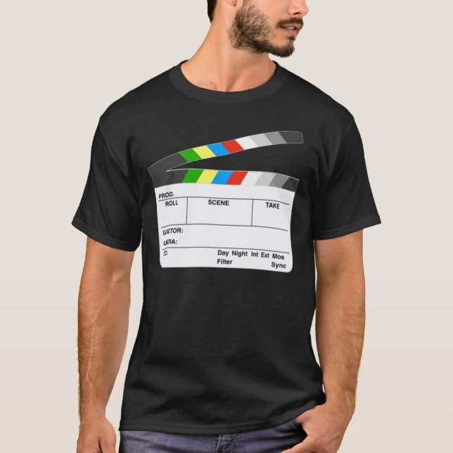 Camiseta Clássica Clapperboard (Frente)