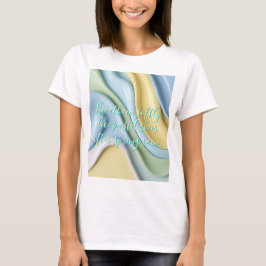 Camiseta clássica com gráfico abstrato elegante