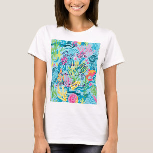 Camiseta clássica com gráfico estiloso
