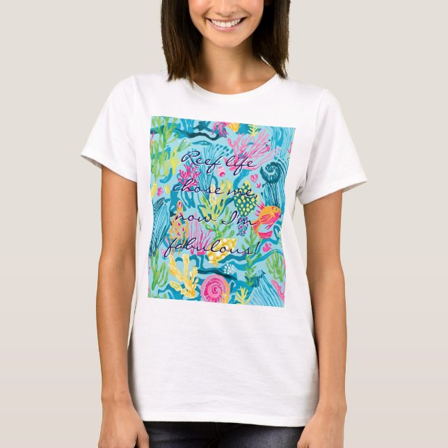 Camiseta clássica com gráfico estiloso (Frente)