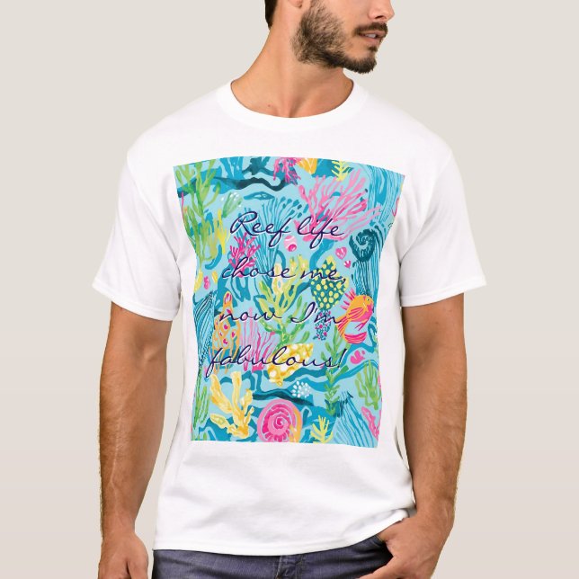 Camiseta clássica com gráfico estiloso (Frente)