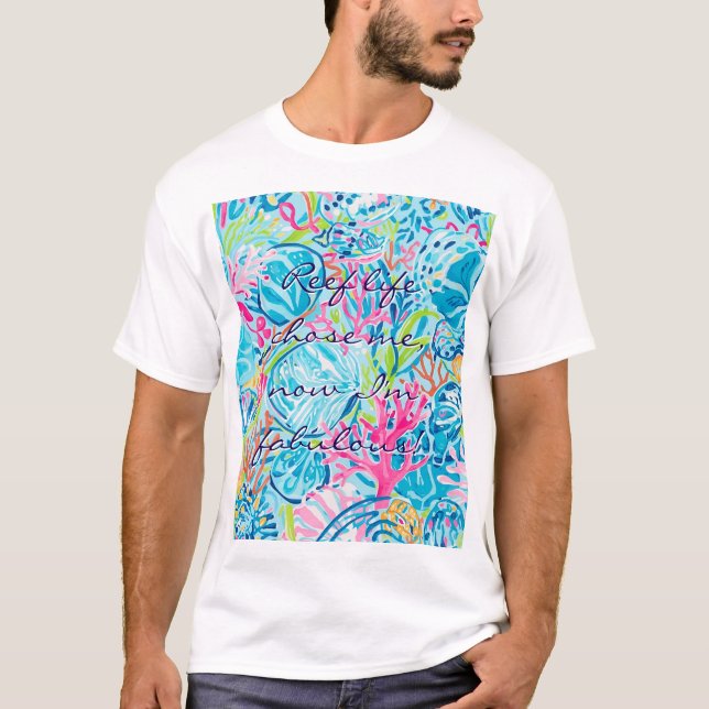 Camiseta clássica com gráfico estiloso (Frente)