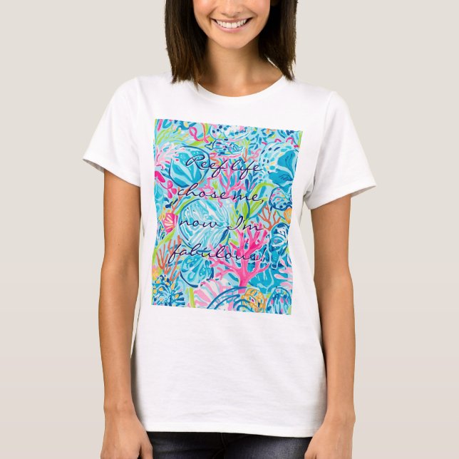 Camiseta clássica com gráfico estiloso (Frente)