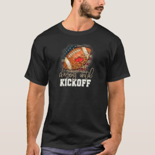 Camiseta Clássica Das Mulheres Até O Jogo Da Bandeira Ameri