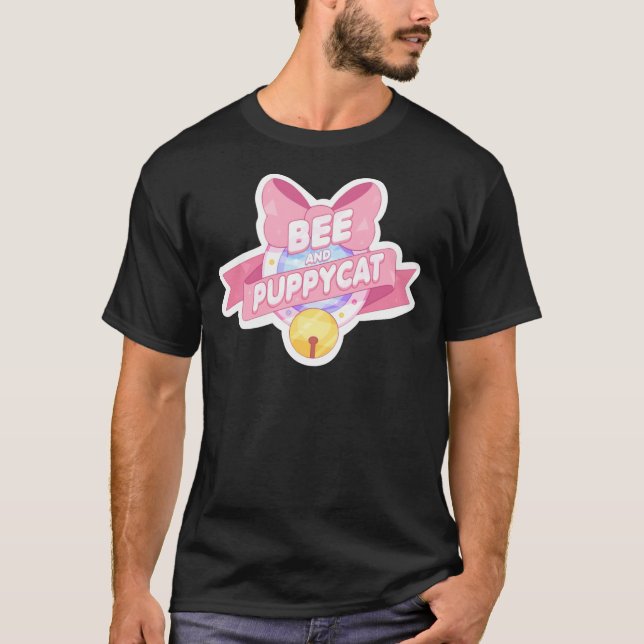 Camiseta Clássica De Abelhas E Puppycat (Frente)