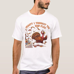 Camiseta Clássica de Ação de Graças de Peru de Fug