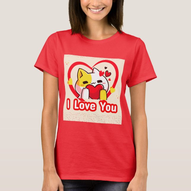 ❤️ Camiseta Clássica de Amor Infinito (Frente)