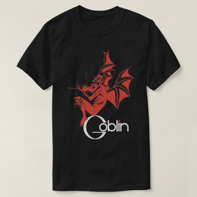 Camiseta Clássica de banda GOBLIN (Frente do Design)