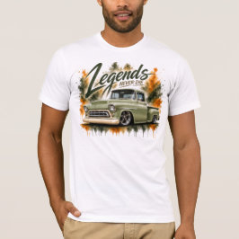 Camiseta Clássica de Caminhão Legends Never Die