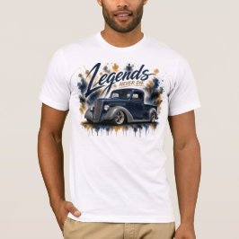 Camiseta Clássica de Caminhão Legends Never Die