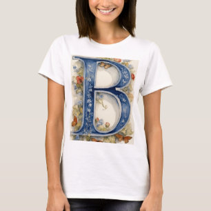 Camiseta Clássica De Colar Redonda Para Mulheres
