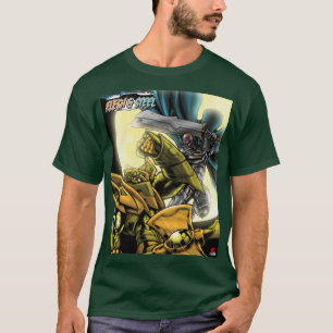 Camiseta clássica de design de carne e aço V2