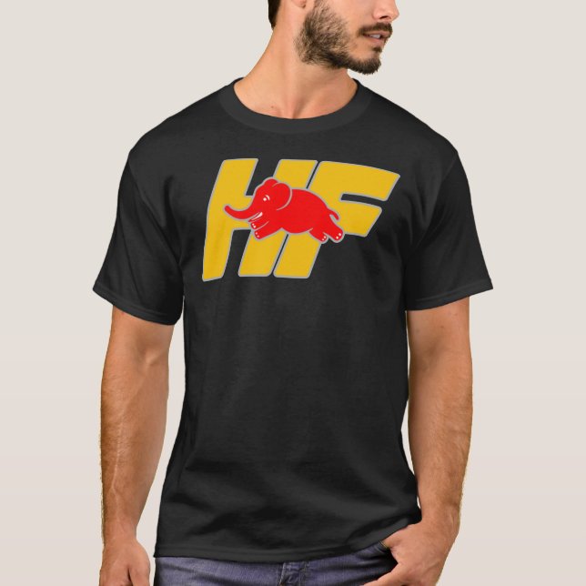 Camiseta clássica de Elefantino Lancia HF (Frente)