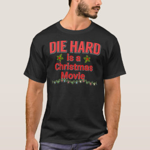 Camiseta Clássica de Natal do Duro Mortal