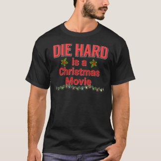 Camiseta Clássica de Natal do Duro Mortal