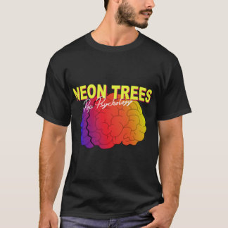 Camiseta Clássica de Psicologia por Pop Neon Trees
