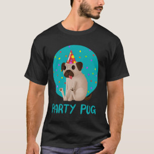 Camiseta Clássica de Pug da Festa 147