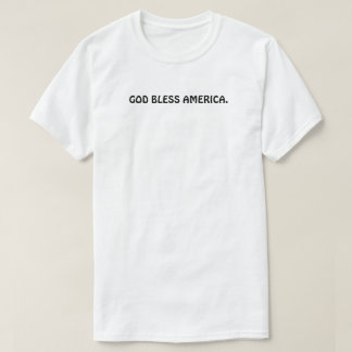 Camiseta Clássica 'Deus Abençoe a América'