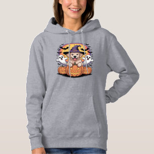 Camiseta Clássica do Cão Bruxa de Halloween do Gol