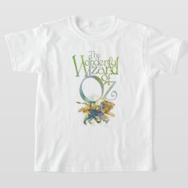 Camiseta Clássica do Mágico de Oz com os amigos da