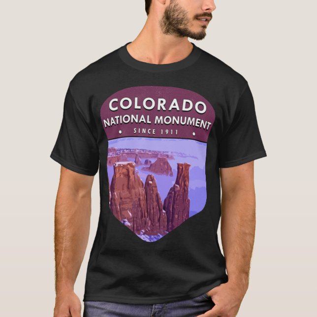 Camiseta Clássica do Monumento do Colorado (Frente)