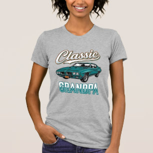 Camiseta Clássica do Vô com Carro Antigo Design_1