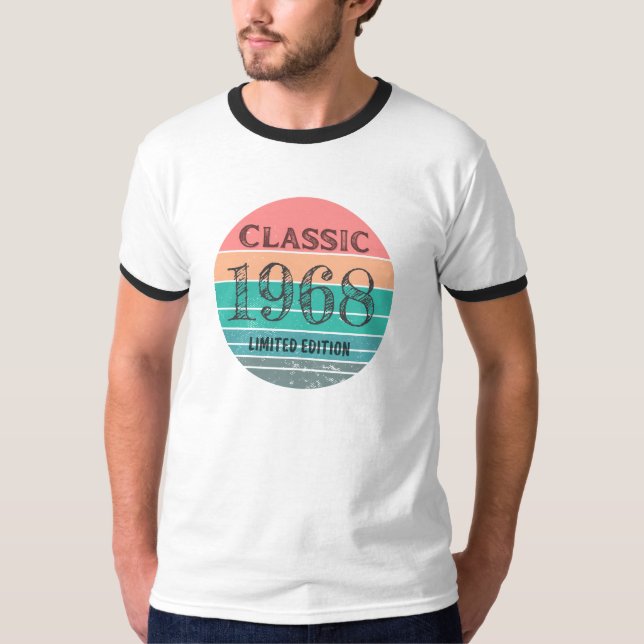 Camiseta Clássica Edição Limitada Ano de Nasciment (Frente)
