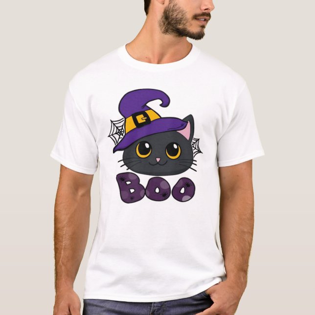 Camiseta Clássica Equipe Boo Boo de Halloween (Frente)