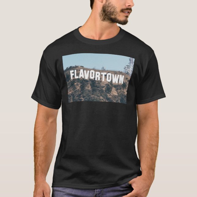 Camiseta Clássica Flavortown (Frente)