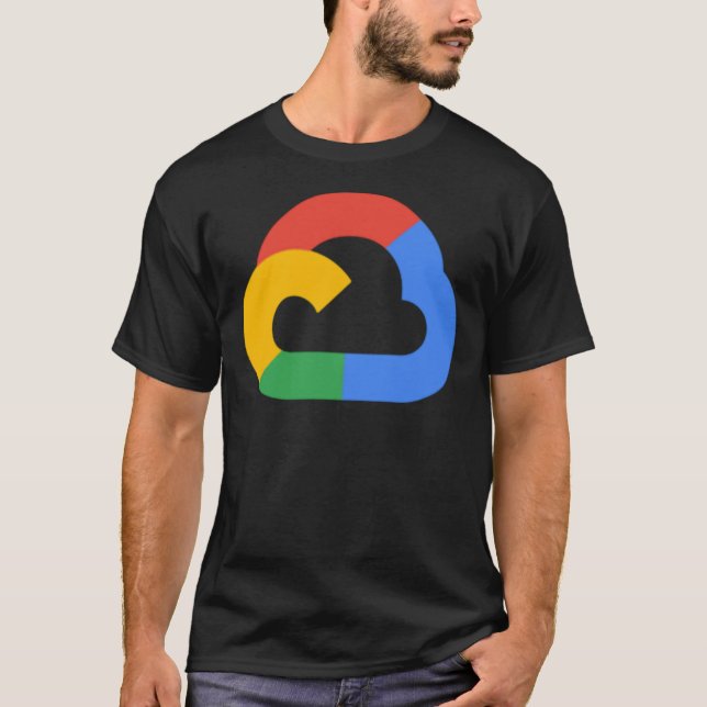 Camiseta Clássica GCP da Plataforma Nuvem do Googl (Frente)