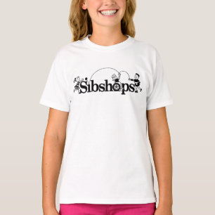 Camiseta Clássica Infantil Logo Preto