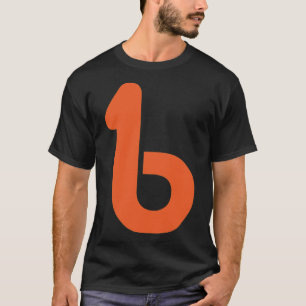 Camiseta Clássica Laranja do Logotipo BateWorld