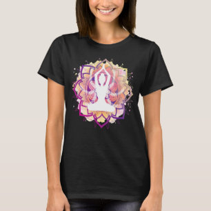 Camiseta Clássica Lotus Flor Mandala Yoga Meditação G