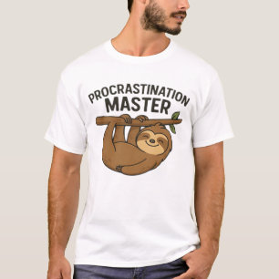 Camiseta Clássica Mestre da Procrastinação