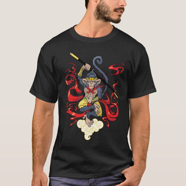 Camiseta Clássica Monkey King (Frente)