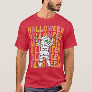 Camiseta Clássica múmia 70s 80s Estilo de Vintagem Retroati