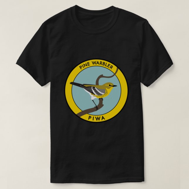 Camiseta Clássica Pine Warbler (Frente do Design)