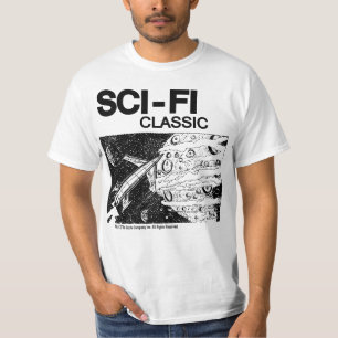 Camiseta clássica SCIFI de 1960