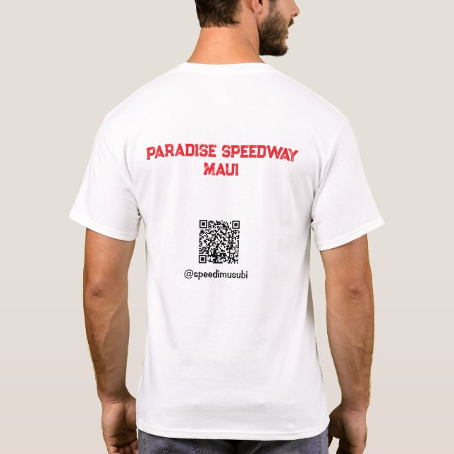 Camiseta clássica Speedi Musubi (Verso)