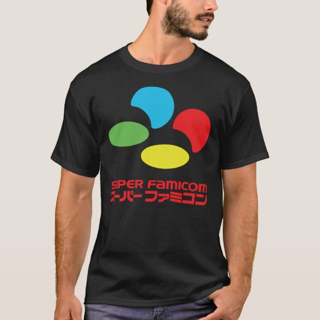 Camiseta Clássica Super Famicom (Frente)